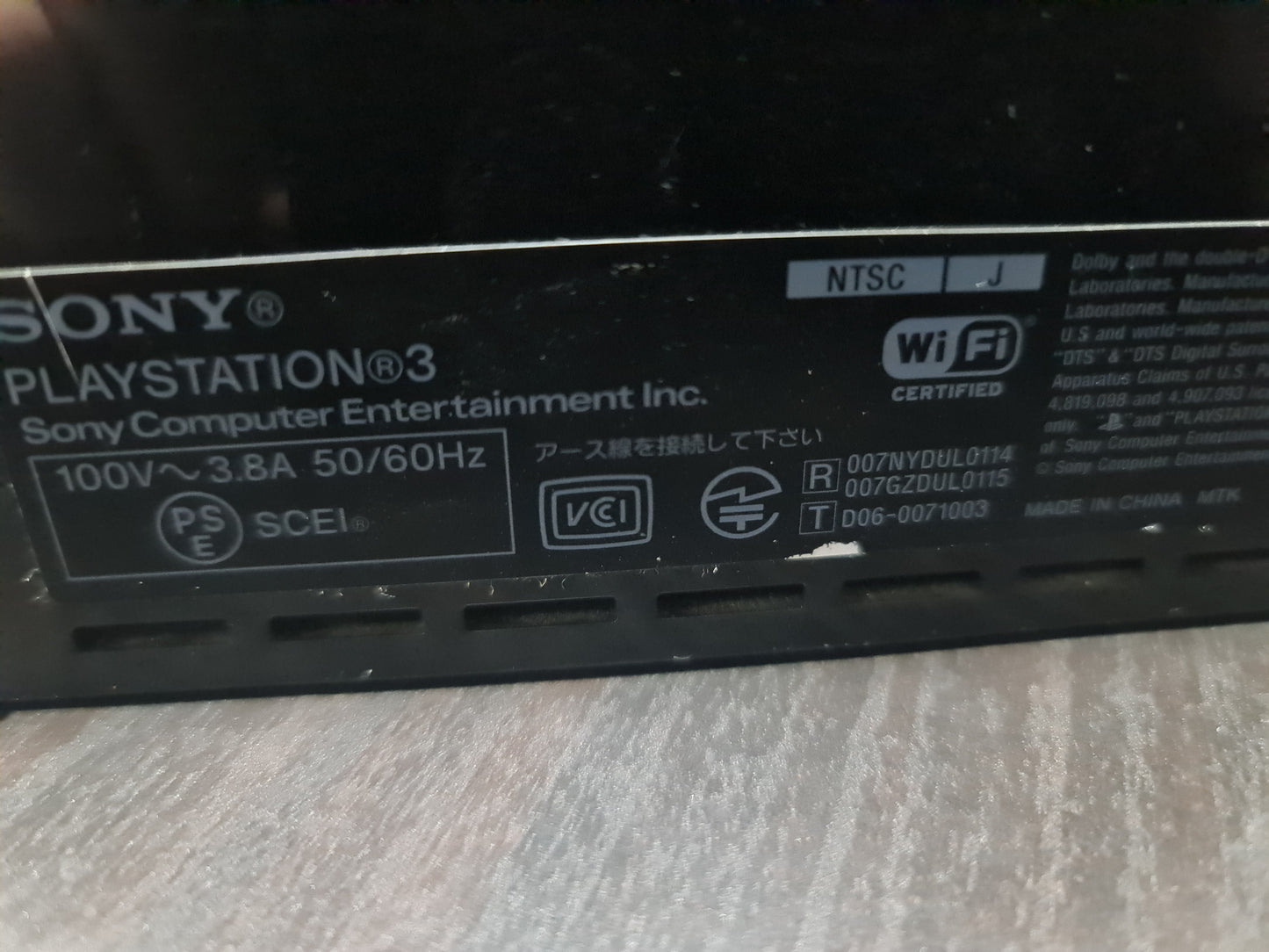 PlayStation PS3 160GB CECHA00 Backwards Compatible | LOW FIRMWARE 2.52 | NTSC-J