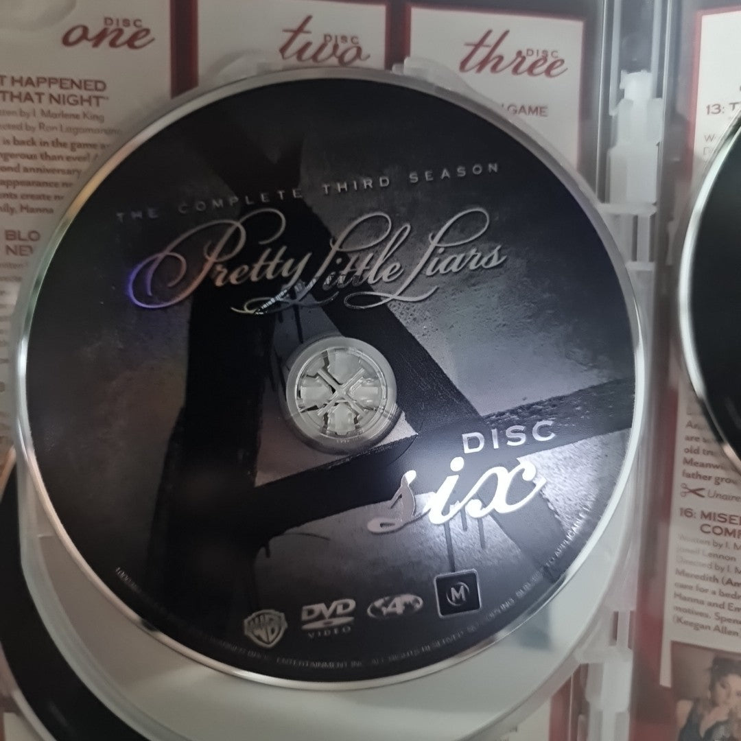 Pretty Little Liars : Season 3 (6 Disc, DVD, Region 4, 2013) Free Postage 7