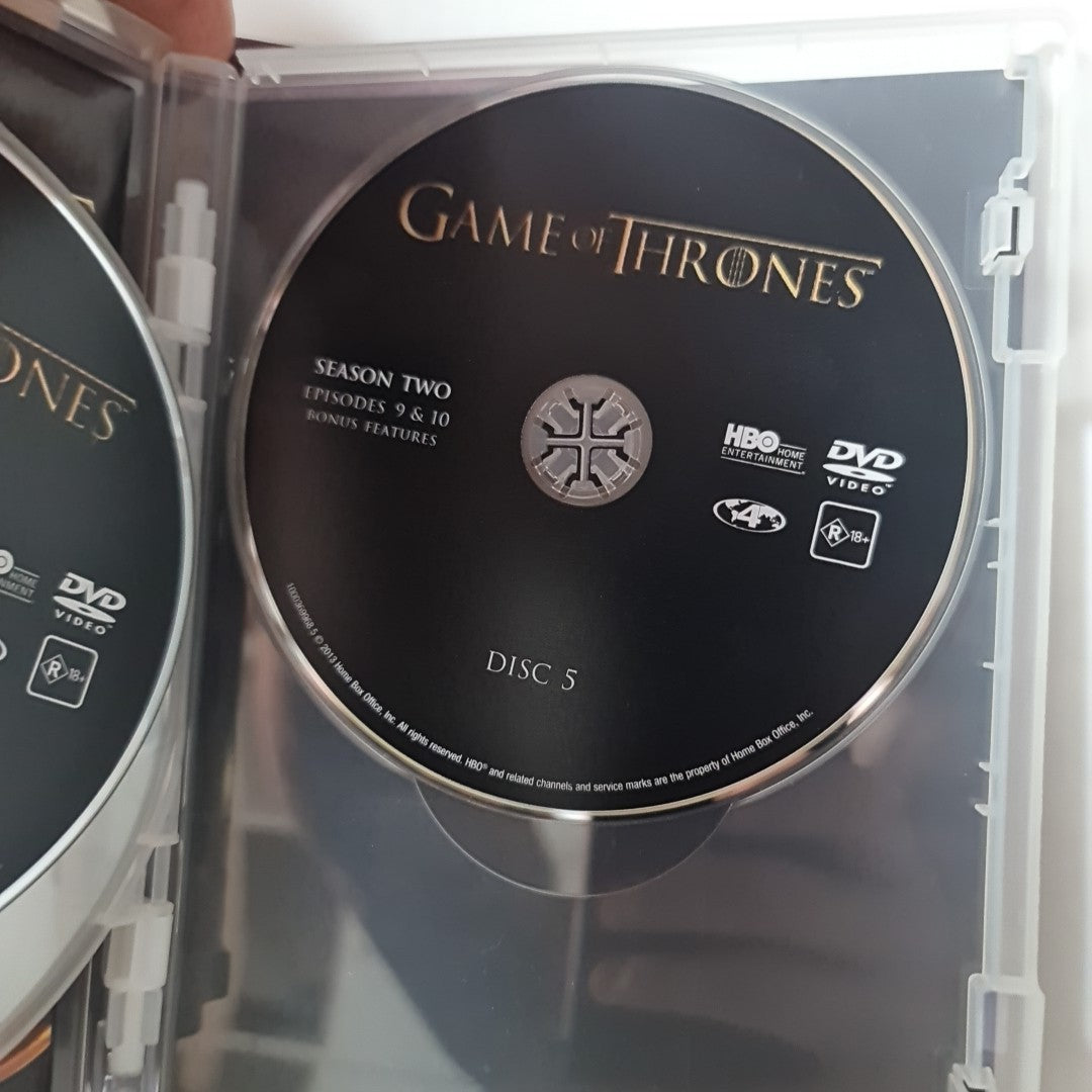 Game of Thrones : Season 2 W/ Booklet (DVD, Region 4, 2012) Free Postage 7