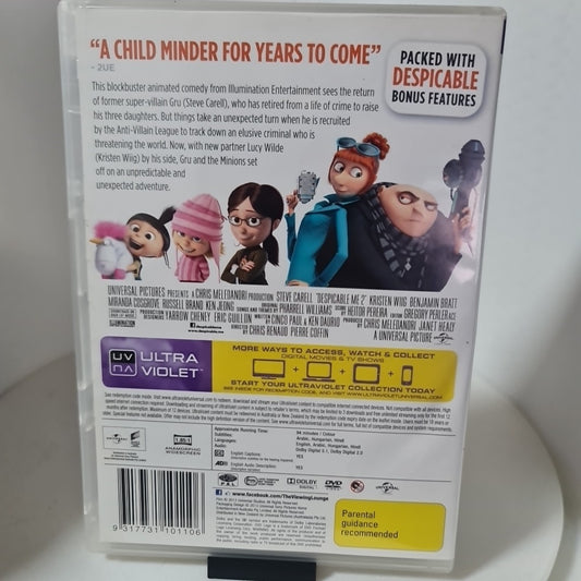 Despicable Me 2 (DVD, Region 2,4,5, 2013) Free Postage 1