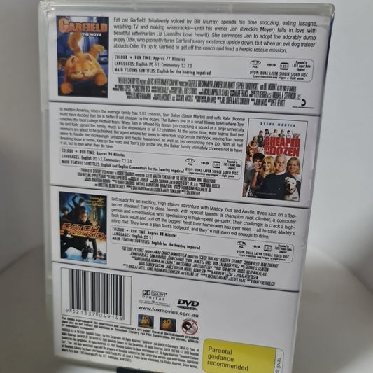 Garfield the Movie / Cheaper By The Dozen /Catch That Kid (DVD, R4) Free Post 1