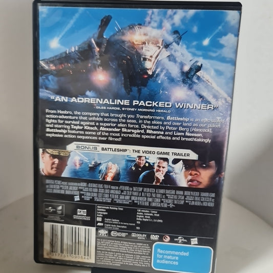 Battleship (DVD, Region 2,4,5, 2012) Free Postage 1