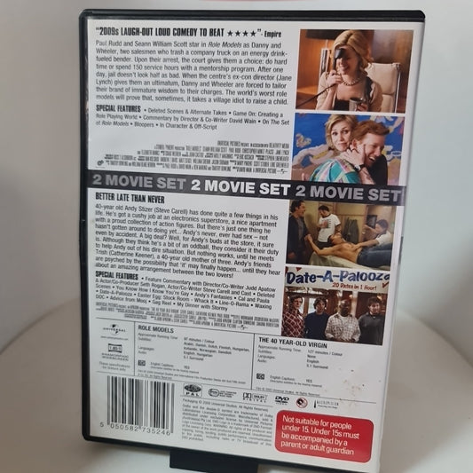Role Models / The 40 Year-Old Virgin (DVD, Region 2,4,5, 2009) Free Postage 1