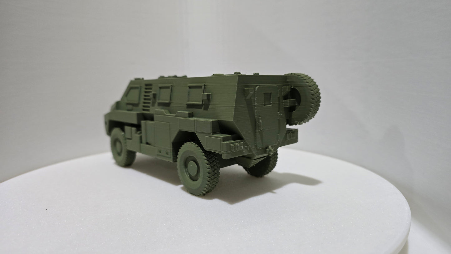 Scale Model PMV Bushmaster - Display Piece / Mud Model | 3D Printed