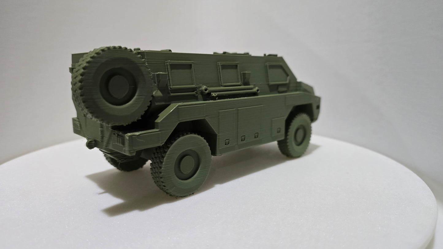 Scale Model PMV Bushmaster - Display Piece / Mud Model | 3D Printed