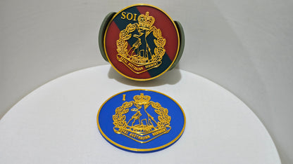 ADF RAR Skippy Badge Coaster Set - 3D Printed