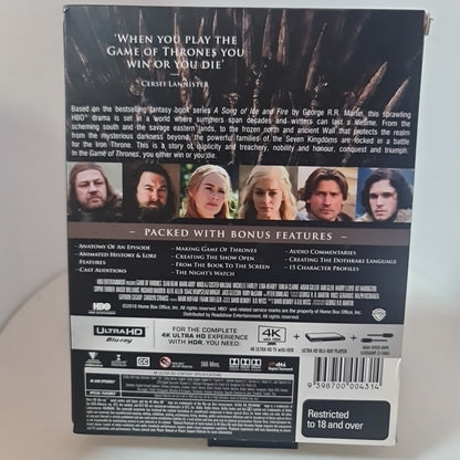 Game of Thrones : Season 1 | 4K UHD W/ Slipcase (Blu-ray, 2011) Free Postage 1