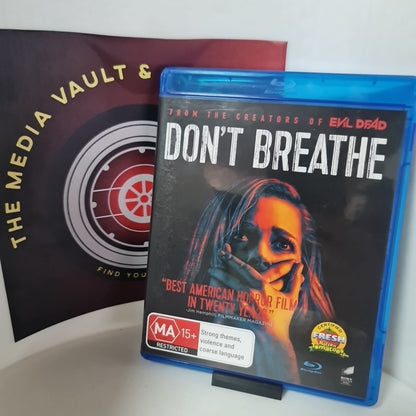 Don't Breathe (Blu-ray, Region A,B,C, 2016) Free Postage 0