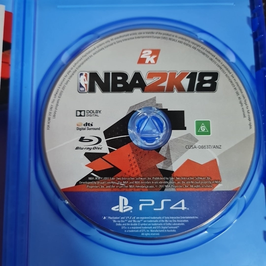 NBA 2K18 W/ Manual (PlayStation 4 PS4 Game) Free Postage 2