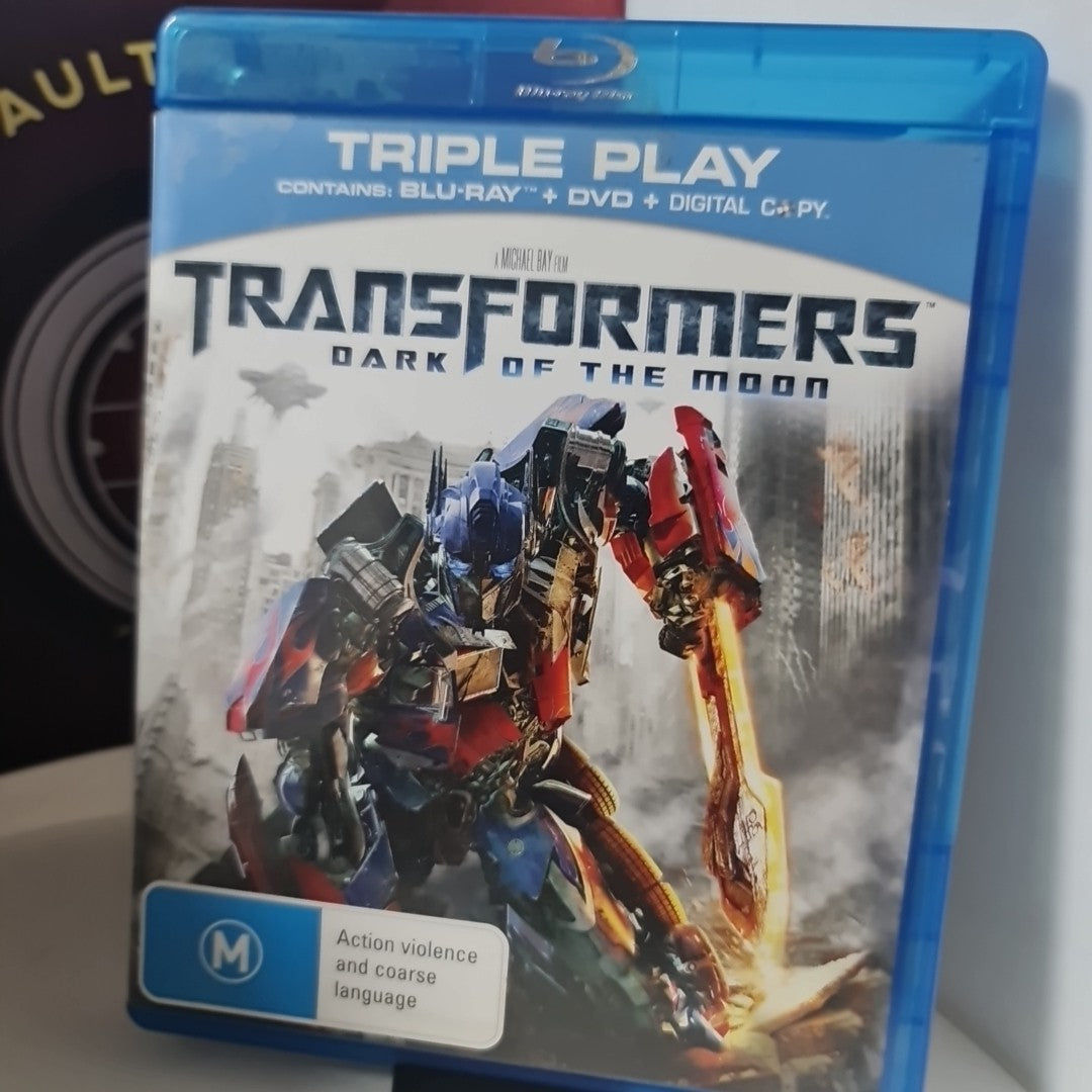 Transformers - Dark of the Moon (Blu-ray + DVD, Region 4, 2011) Free Postage 0
