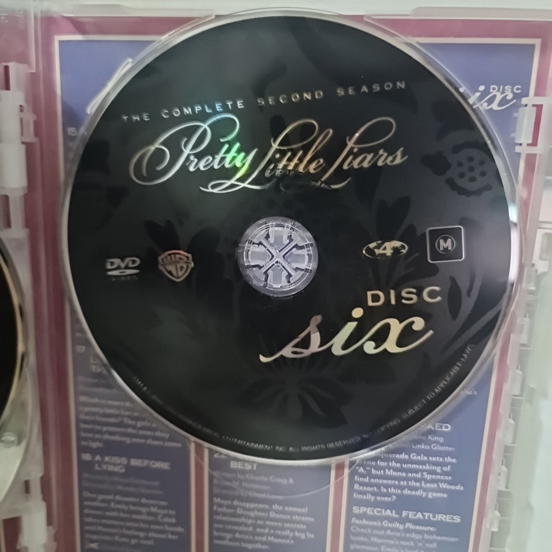 Pretty Little Liars : Season 2 (6 Disc, DVD, Region 4, 2012) Free Postage 7