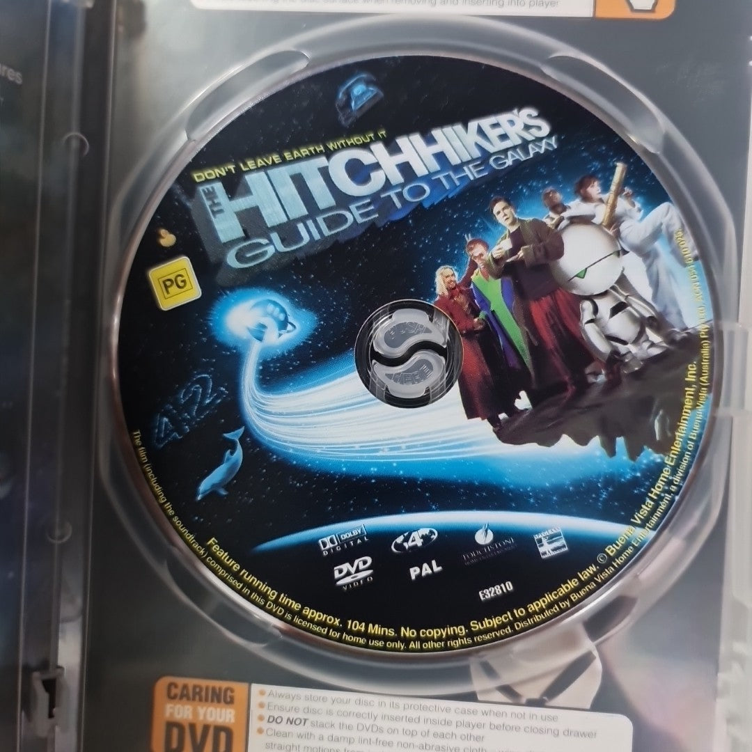 The Hitchhiker's Guide to the Galaxy (DVD, Region 4, 2005) Free Postage 2