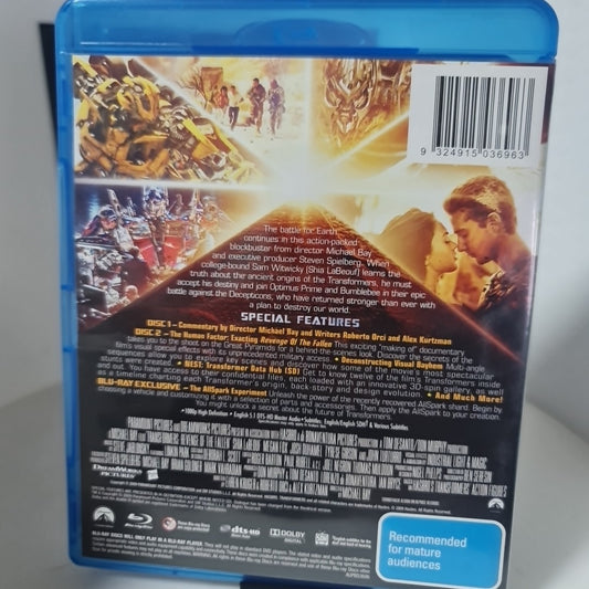 Transformers - Revenge of the Fallen (Blu-ray, 2009) Free Postage 1