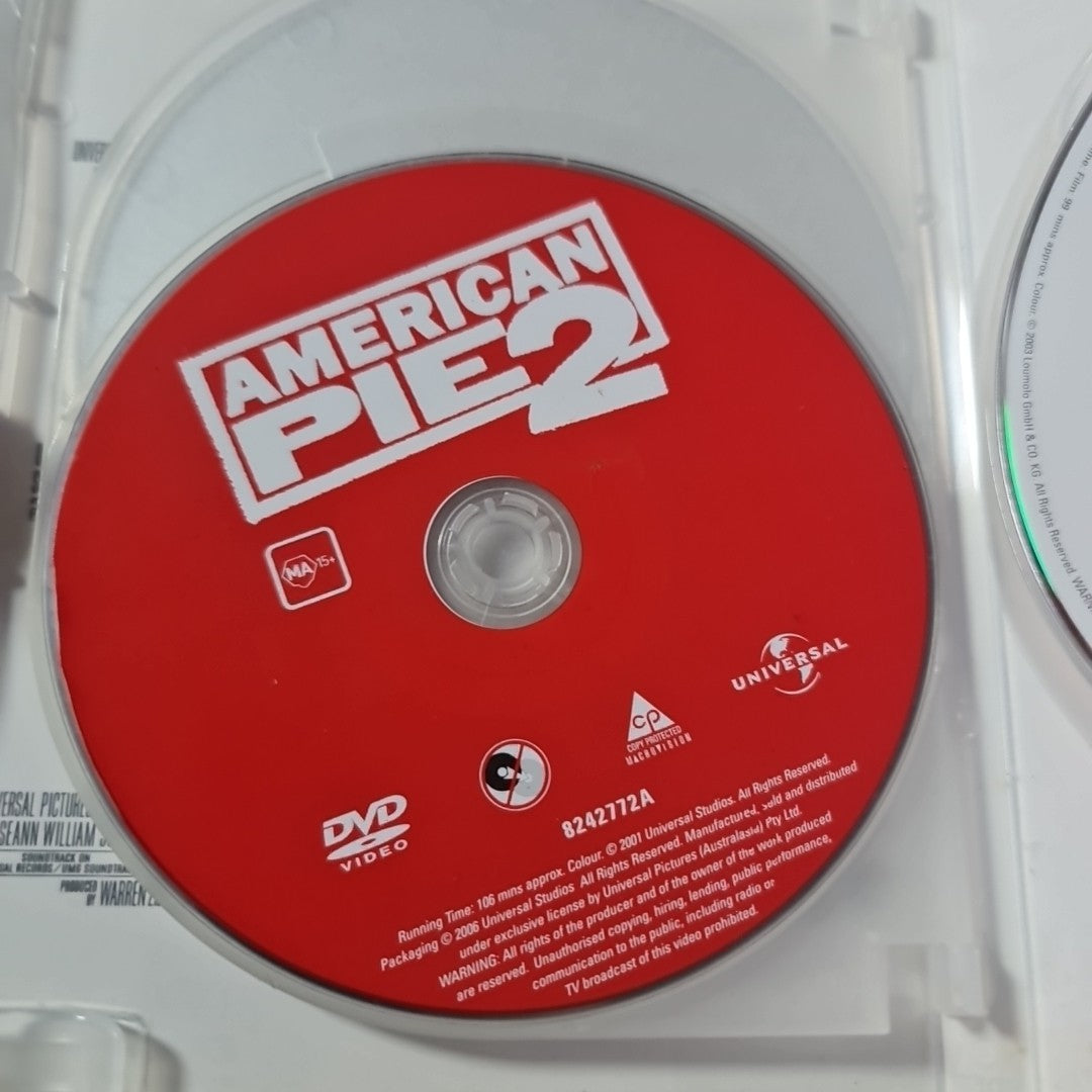 American Pie / American Pie 2 / American Pie The Wedding (DVD, 1999) Free Post3