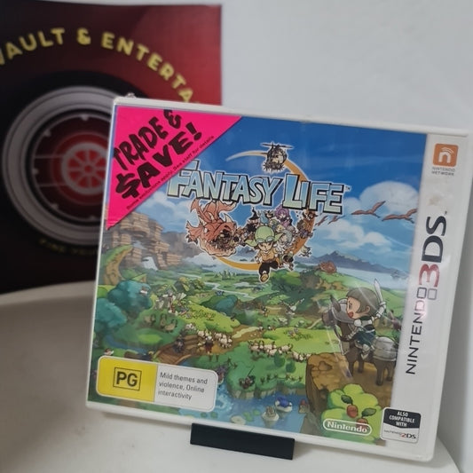 Fantasy Life (Brand NEW Sealed, Nintendo 3DS/2DS Game, Aus) Free Postage0
