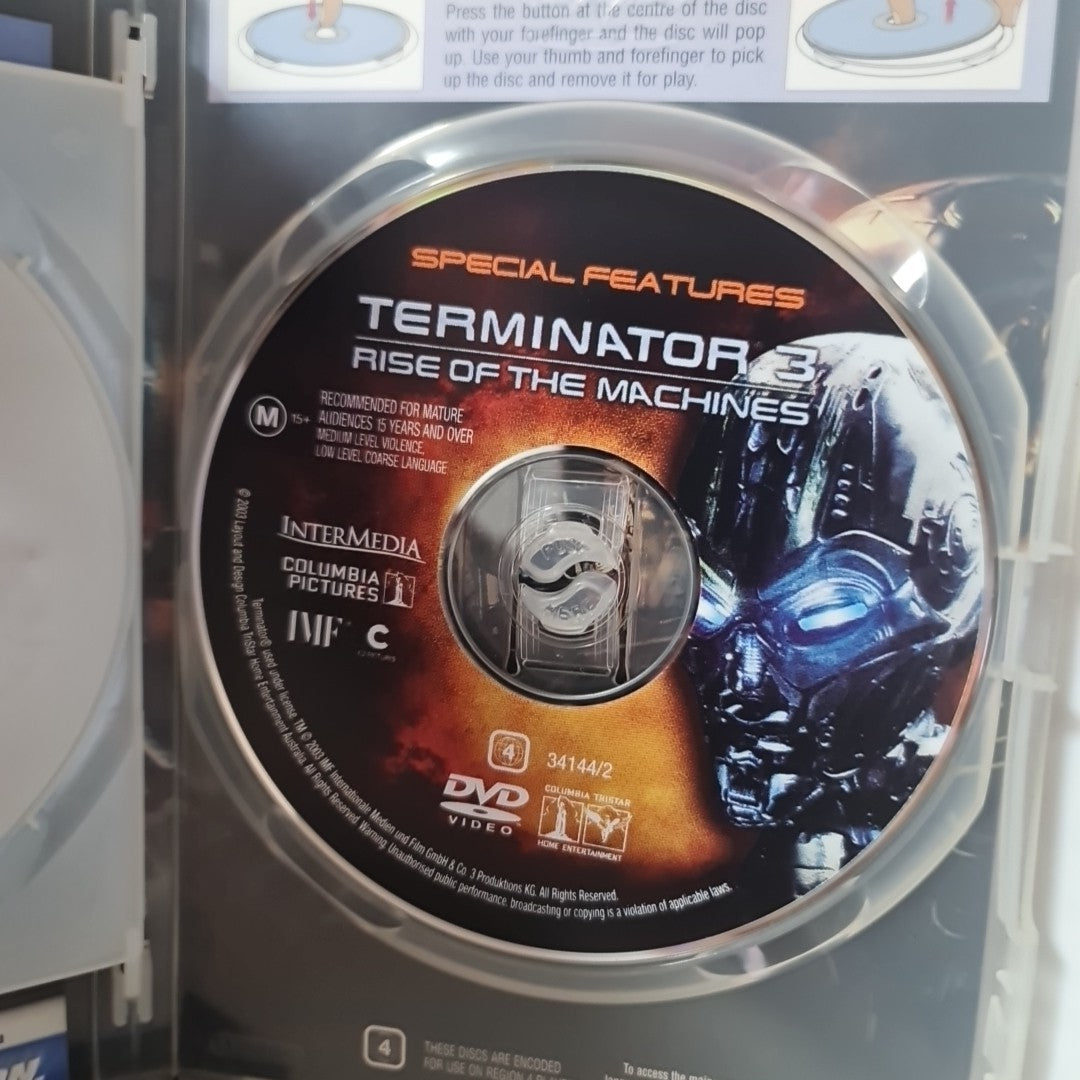Terminator 3 - Rise of the Machines (DVD, Region 4, 2003) Free Postage 3