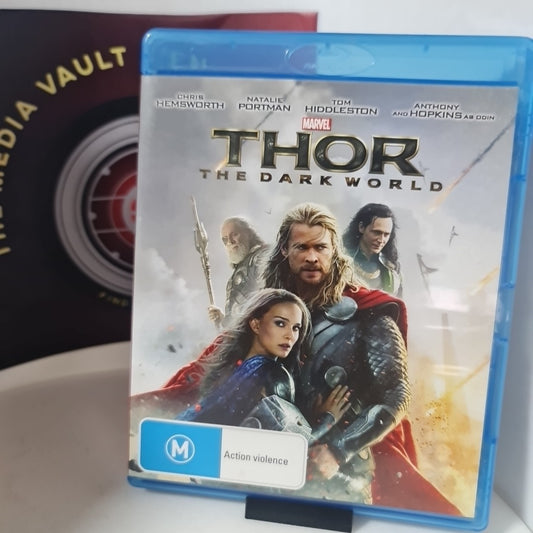 Thor - The Dark World (Blu-ray, Region A,B,C, 2013) Free Postage 0