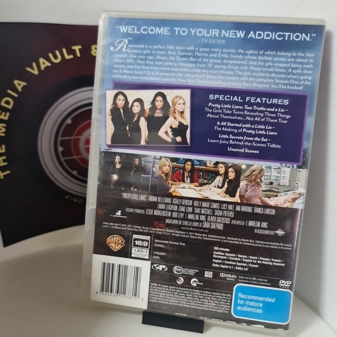 Pretty Little Liars : Season 1 (5 Disc, DVD, Region 4, 2011) Free Postage 1