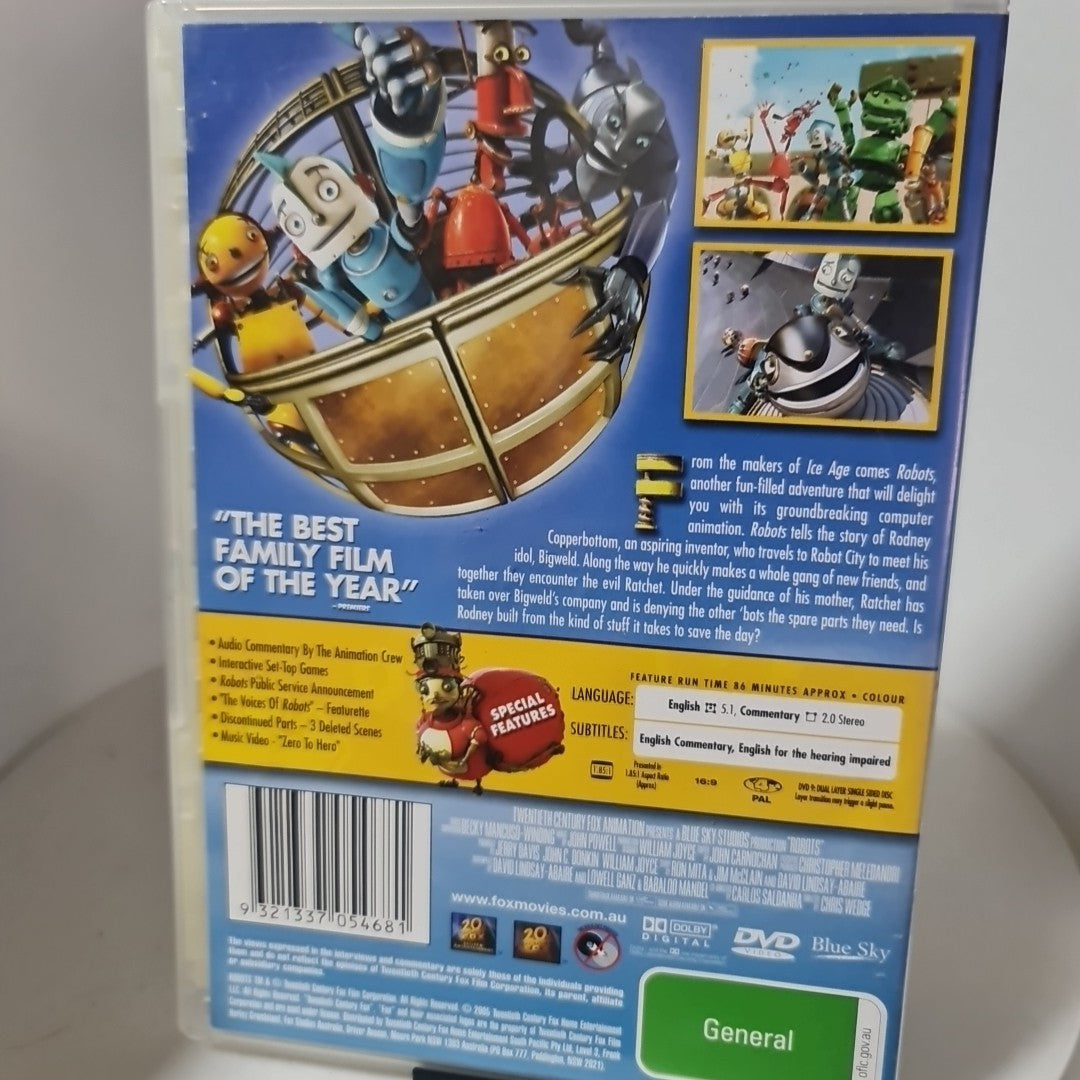 Robots (DVD, Region 4, 2005) Free Postage 1