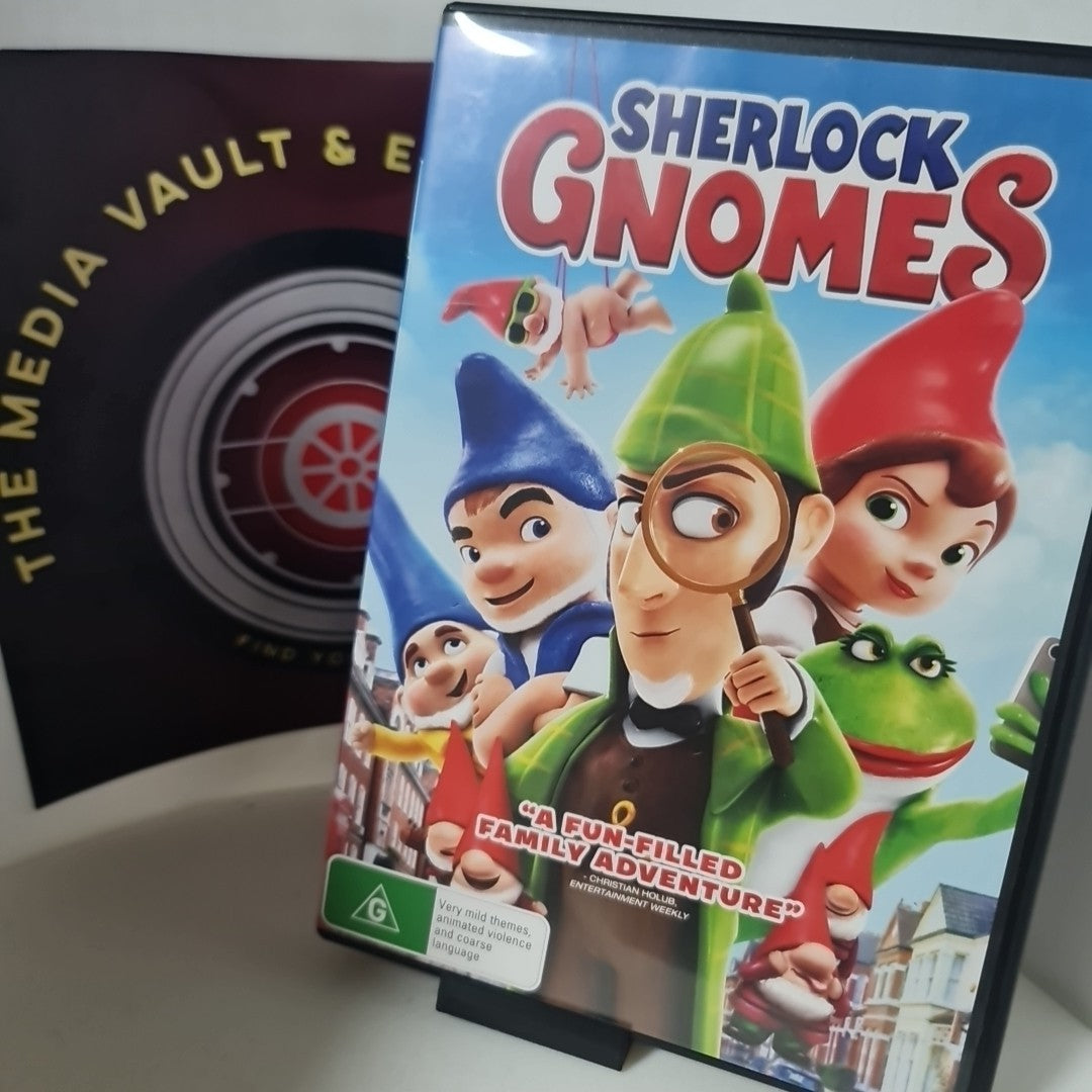 Sherlock Gnomes (DVD, Region 4, 2018) Free Postage 0