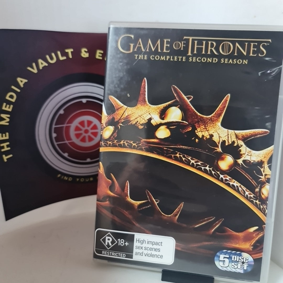 Game of Thrones : Season 2 W/ Booklet (DVD, Region 4, 2012) Free Postage 0