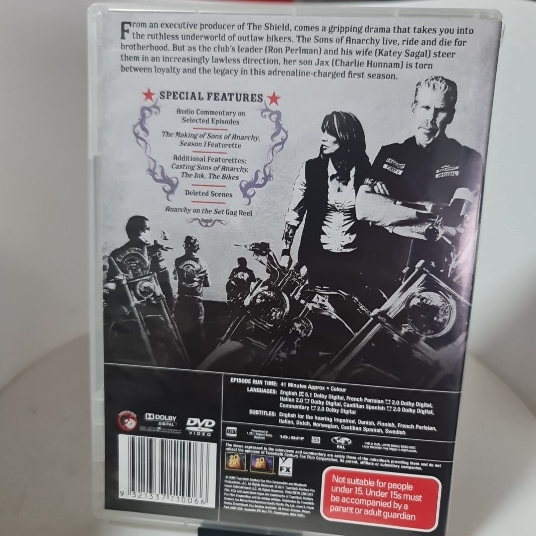 Sons of Anarchy : Season 1 (DVD, Region 4, 2008) Free Postage 1