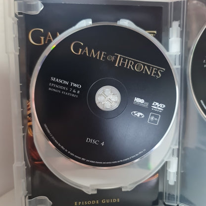 Game of Thrones : Season 2 W/ Booklet (DVD, Region 4, 2012) Free Postage 6