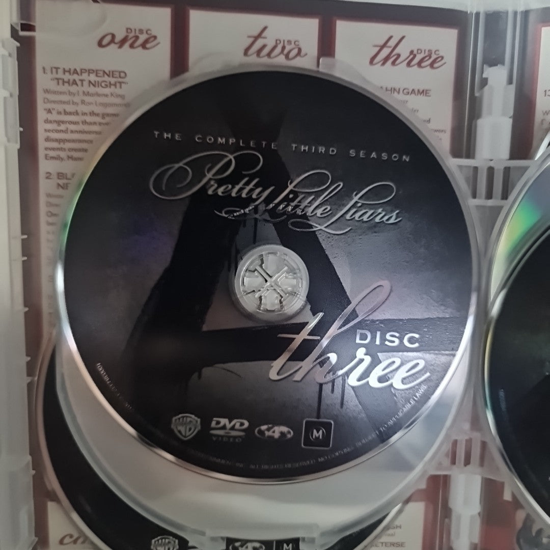 Pretty Little Liars : Season 3 (6 Disc, DVD, Region 4, 2013) Free Postage 4