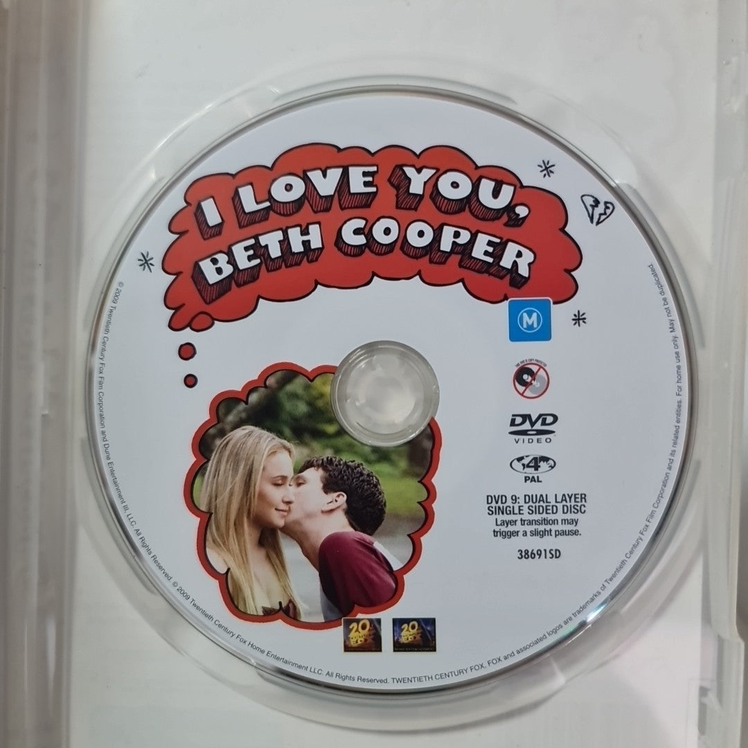 I Love You, Beth Cooper (DVD, Region 4, 2009) Free Postage 2