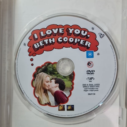 I Love You, Beth Cooper (DVD, Region 4, 2009) Free Postage 2