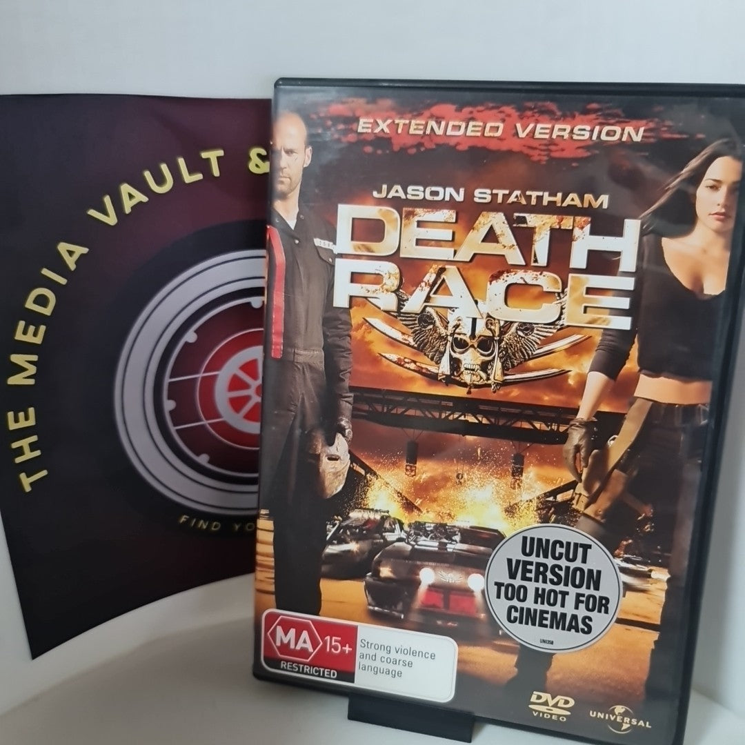 Death Race | Extended Edition (DVD, Region 2,4,5, 2008) Free Postage 0