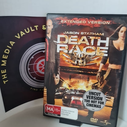Death Race | Extended Edition (DVD, Region 2,4,5, 2008) Free Postage 0