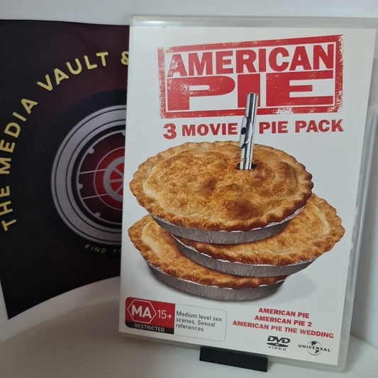 American Pie / American Pie 2 / American Pie The Wedding (DVD, 1999) Free Post0