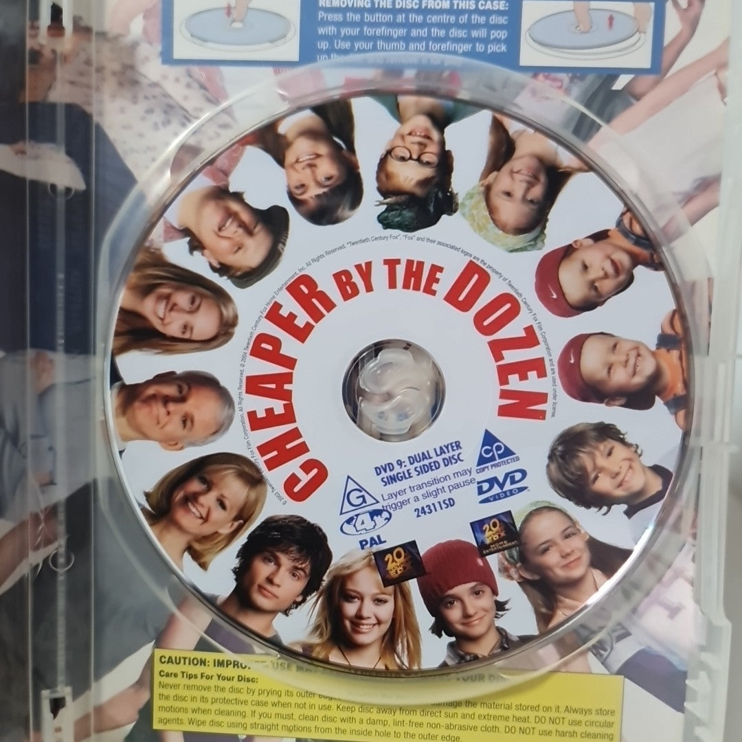 Cheaper by the Dozen (DVD, Region 4, 2003) Free Postage 2