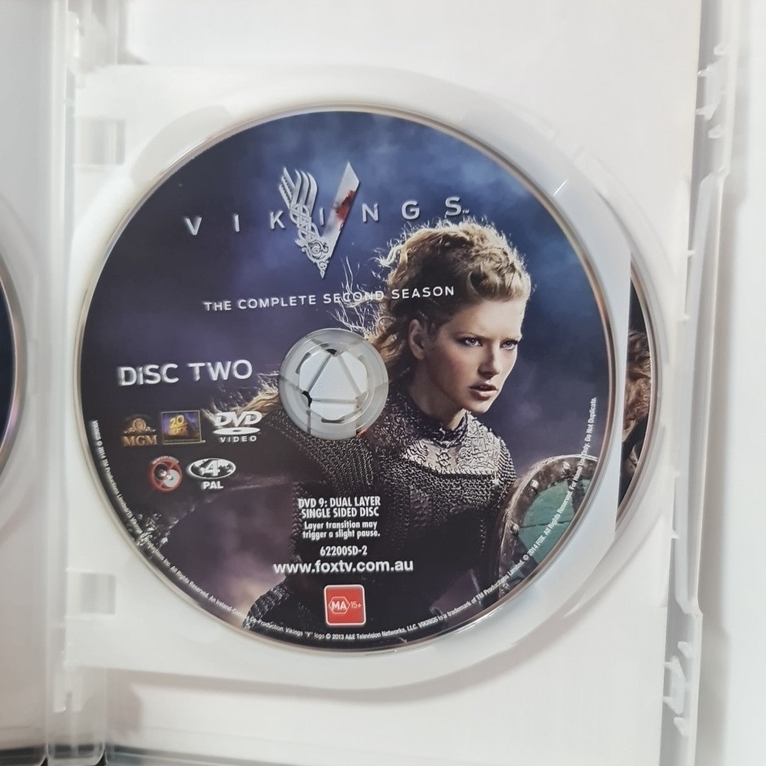 Vikings : Season 2 (DVD, Region 4, 2014) Free Postage 3