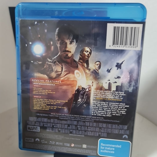 Iron Man | Ultimate 2 Disc Edition (Blu-ray, 2008) Free Postage 1