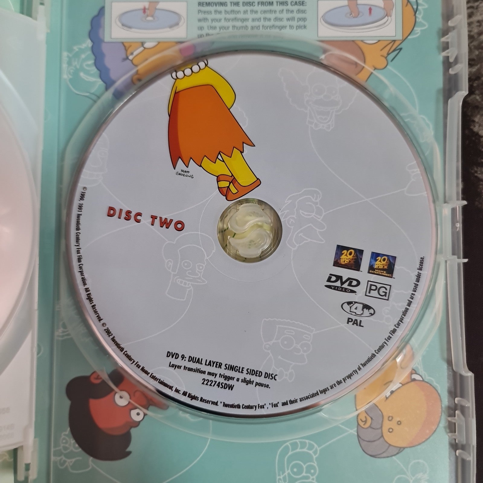 The Simpsons: Season 2 W/ Booklet (Box Set, DVD, Region 4, 1990) Fast Postage  5