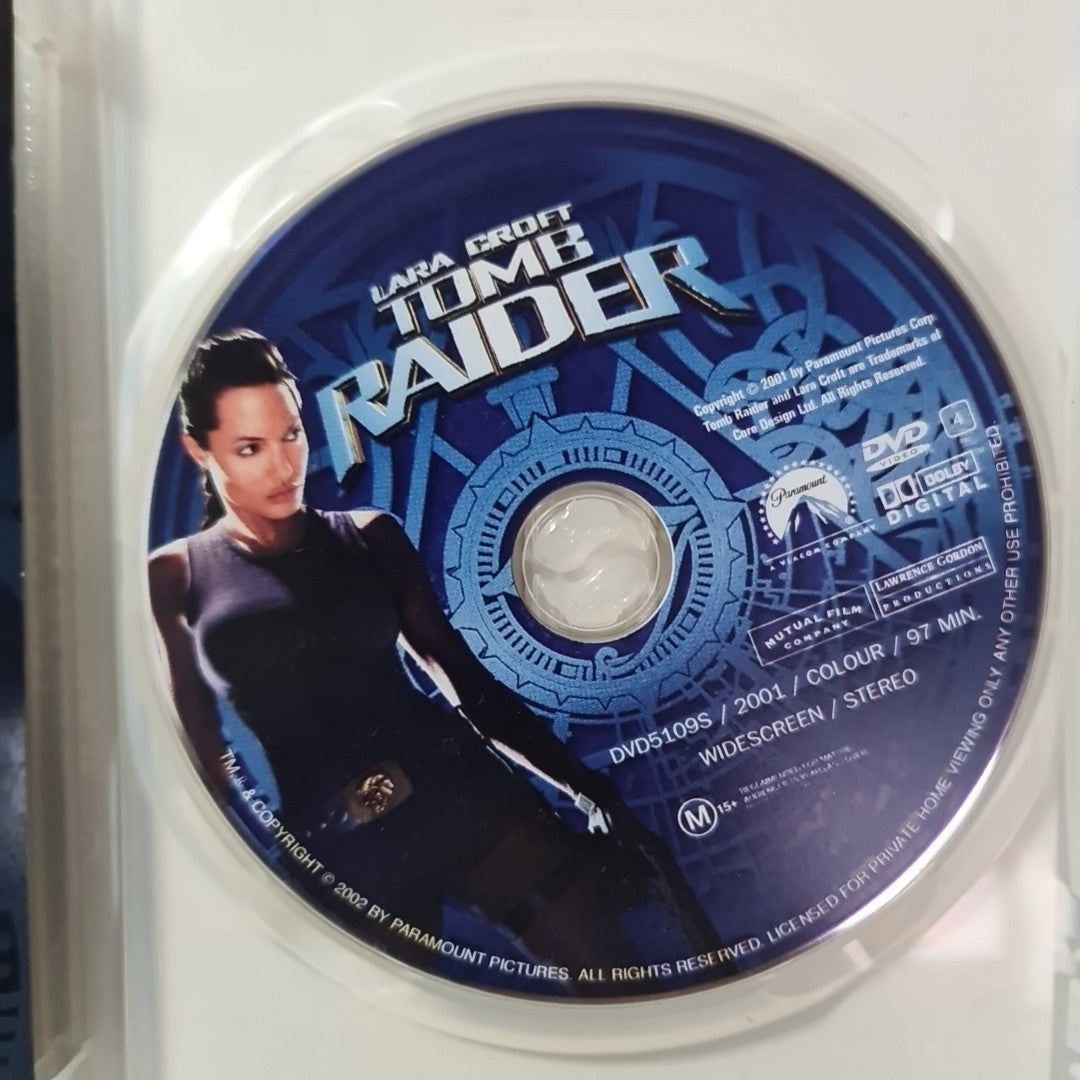 Lara Croft Tomb Raider W/ Booklet (DVD, Region 4, 2001) Free Postage 2
