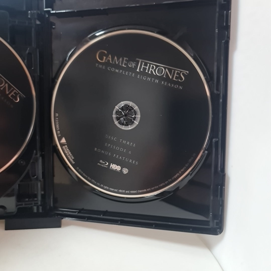 Game of Thrones : Season 8 | UHD W/ Slipcase (Blu-ray, Reg B, 2018) Free Post 7