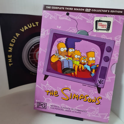 The Simpsons: Season 3 W/ Booklet (Boxset, DVD, Region 4, 1991) Fast Postage  0