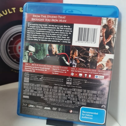 Thor | Triple Play (Blu-ray & DVD, 2011) Free Postage 1