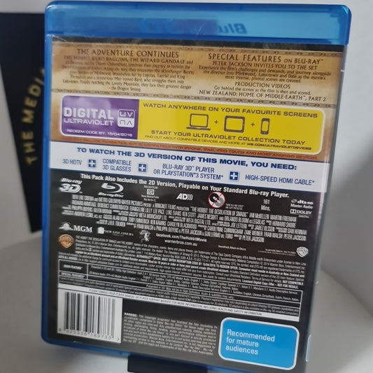 The Hobbit - The Desolation of Smaug | 3D & 2D (Blu-ray, 2013) Free Postage 1