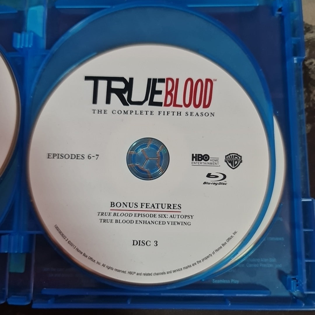 True Blood : Season 5 (Blu-ray, 2013) Free Postage 4