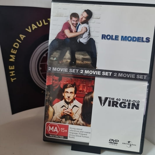 Role Models / The 40 Year-Old Virgin (DVD, Region 2,4,5, 2009) Free Postage 0
