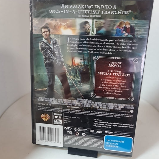 Harry Potter and the Deathly Hallows: Part 2 (SEALED, DVD, R4, 2011) Free Post1