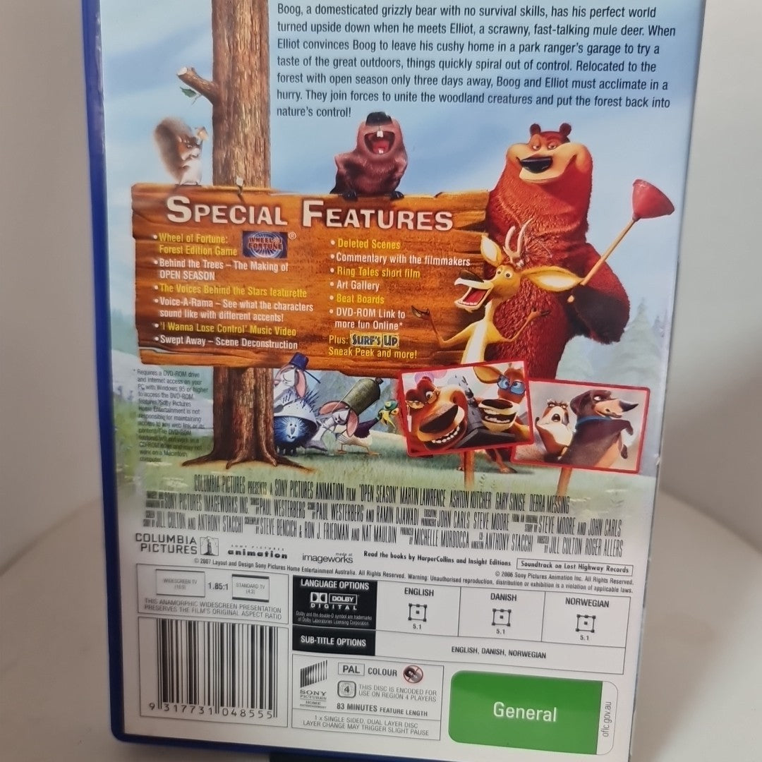 Open Season (DVD, Region 4, 2006) Free Postage 1