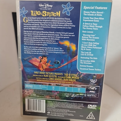 Lilo & Stitch (DVD, Region 4, 2001) Free Postage 1