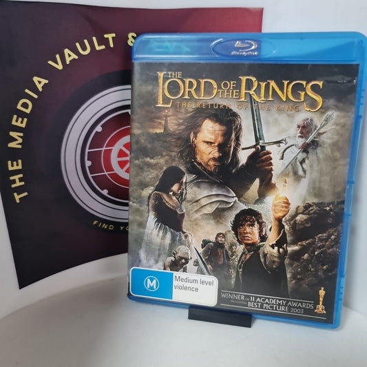 The Lord of the Rings-The Return of the King (Blu-ray, Reg B, 2003) Free Post 0