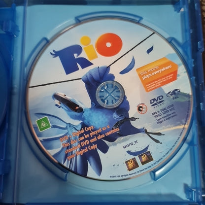 Rio (Blu-ray + DVD, Region B,4, 2011) Free Postage 3