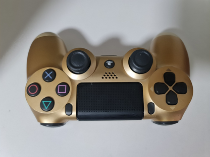 PlayStation 4 PS4 500GB Console | FF VII Sticker | Gold Contr & Cables | Tested7